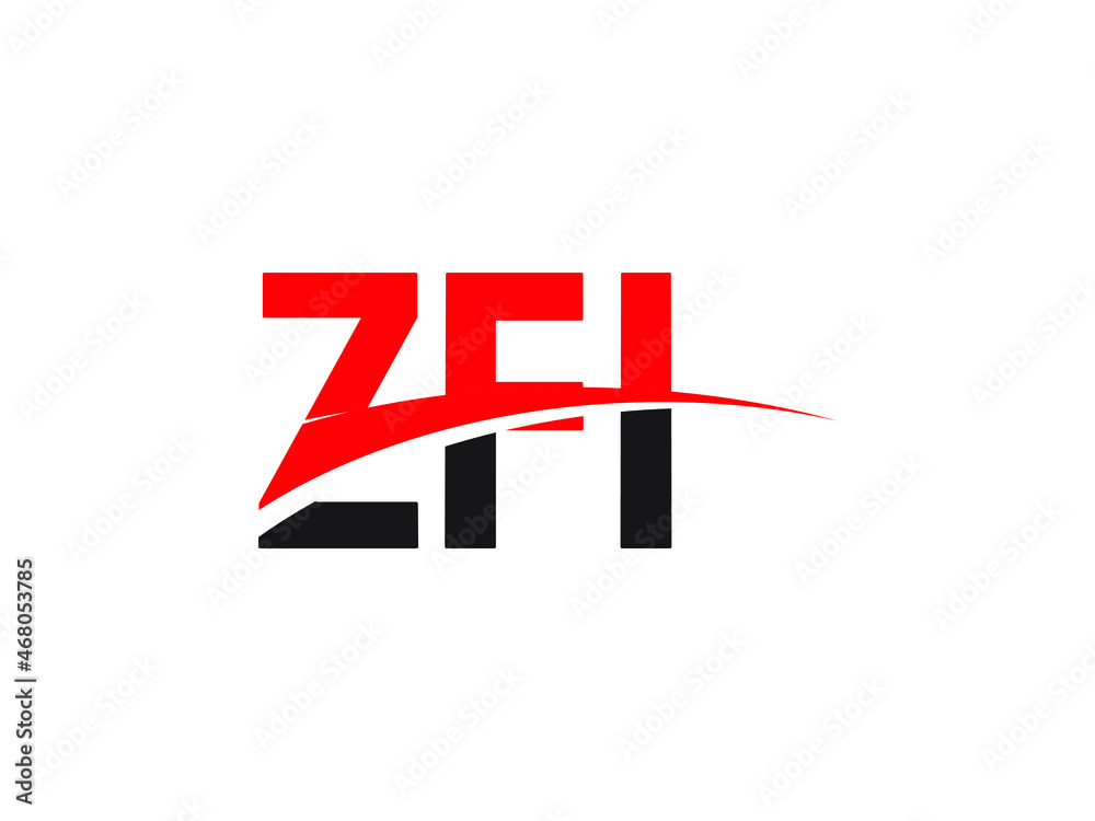 ZFI Letter Initial Logo Design Vector Illustration ZFI Letter Initial Logo Design Vector Illustration