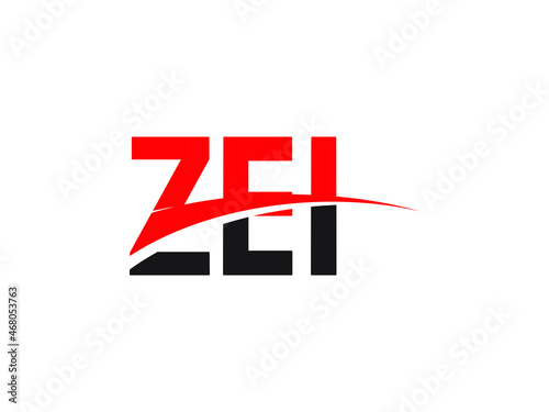 Free Download ZEI Letter Initial Logo Design Vector Illustration - GFXLoad