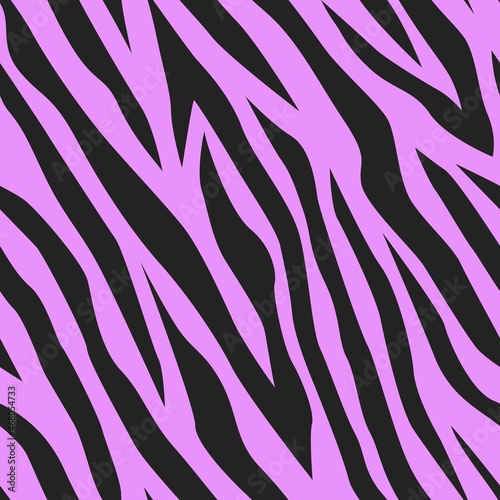 pink zebra seamless pattern. wind print on clothing or print