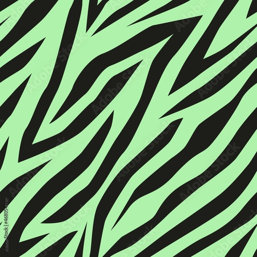 green zebra seamless pattern. wind print of animal skin on clothing or print