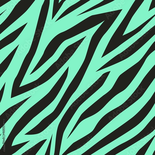 green zebra stripes seamless pattern print. vector print for clothes or print