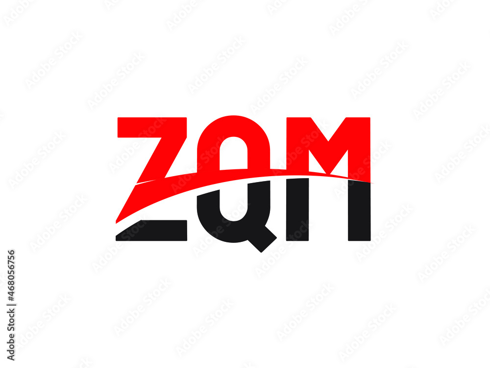 ZQM Letter Initial Logo Design Vector Illustration