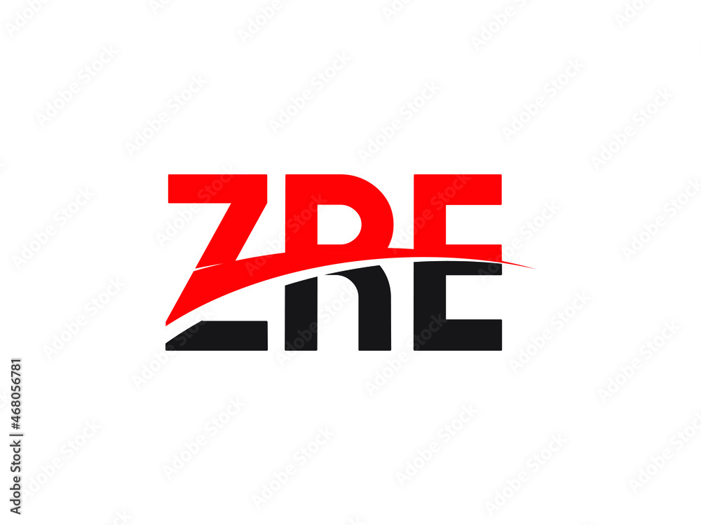 ZRE Letter Initial Logo Design Vector Illustration ZRE Letter Initial Logo Design Vector Illustration