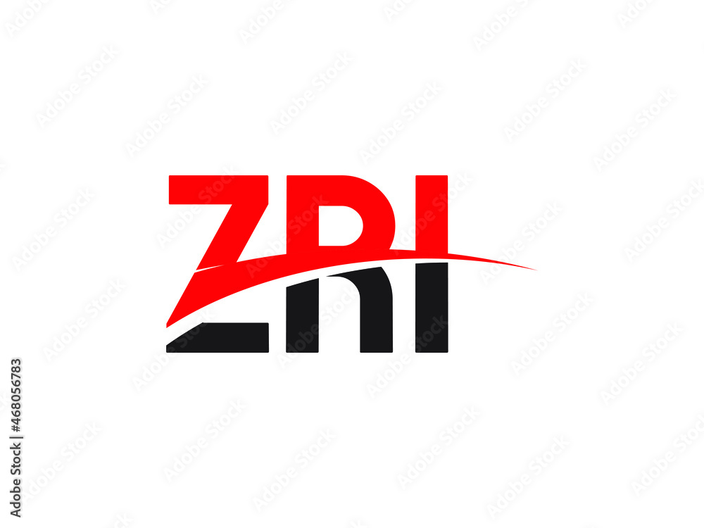 ZRI Letter Initial Logo Design Vector Illustration