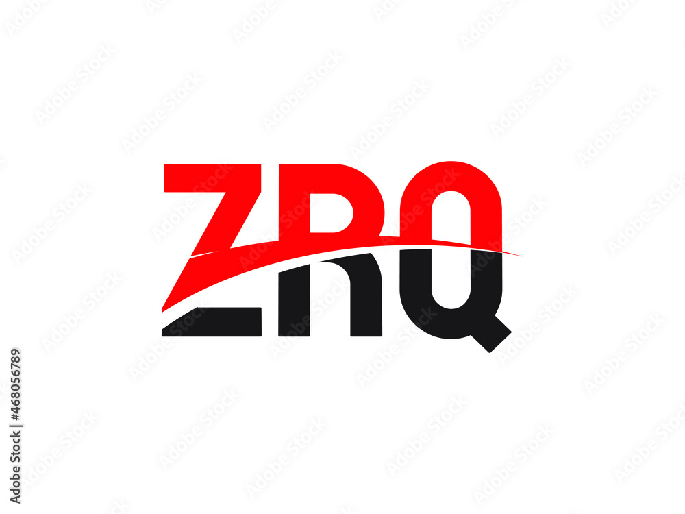 Obraz premium ZRQ Letter Initial Logo Design Vector Illustration
