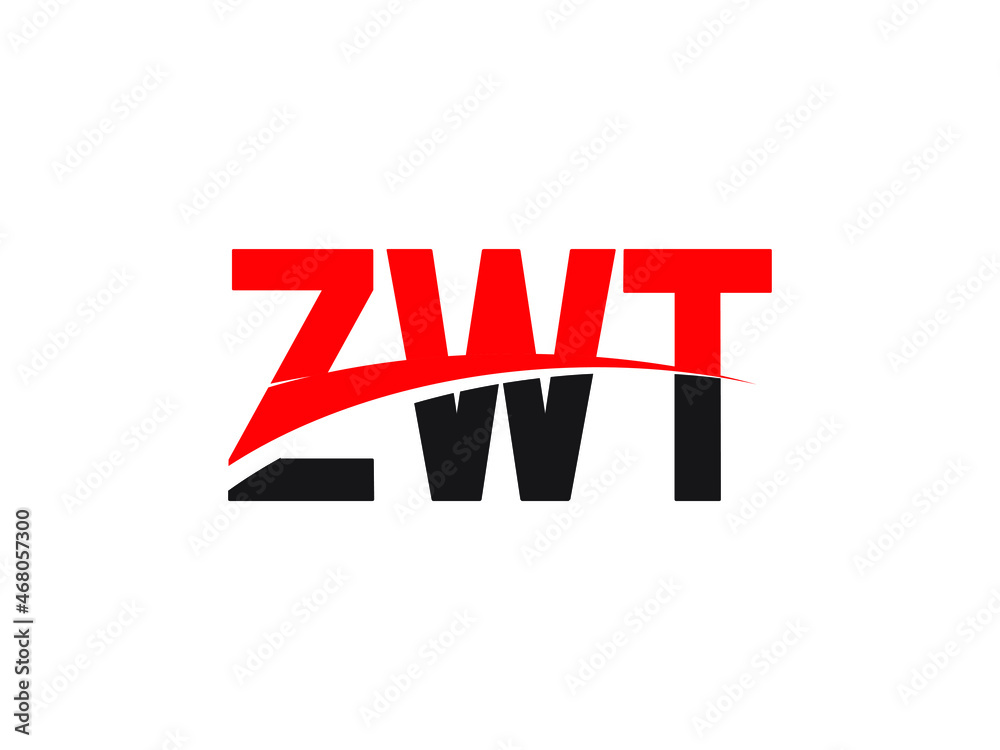 ZWT Letter Initial Logo Design Vector Illustration