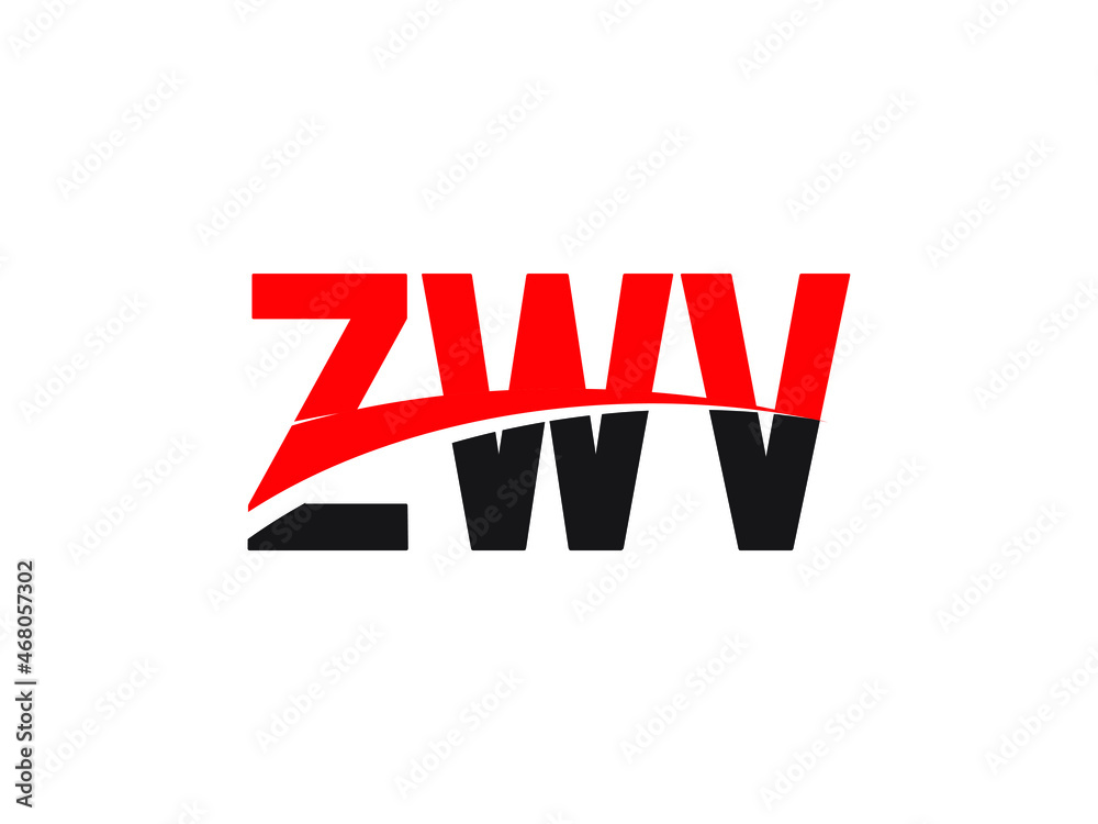 ZWV Letter Initial Logo Design Vector Illustration