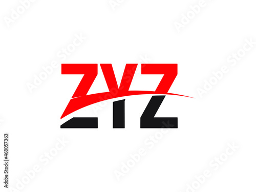 ZYZ Letter Initial Logo Design Vector Illustration