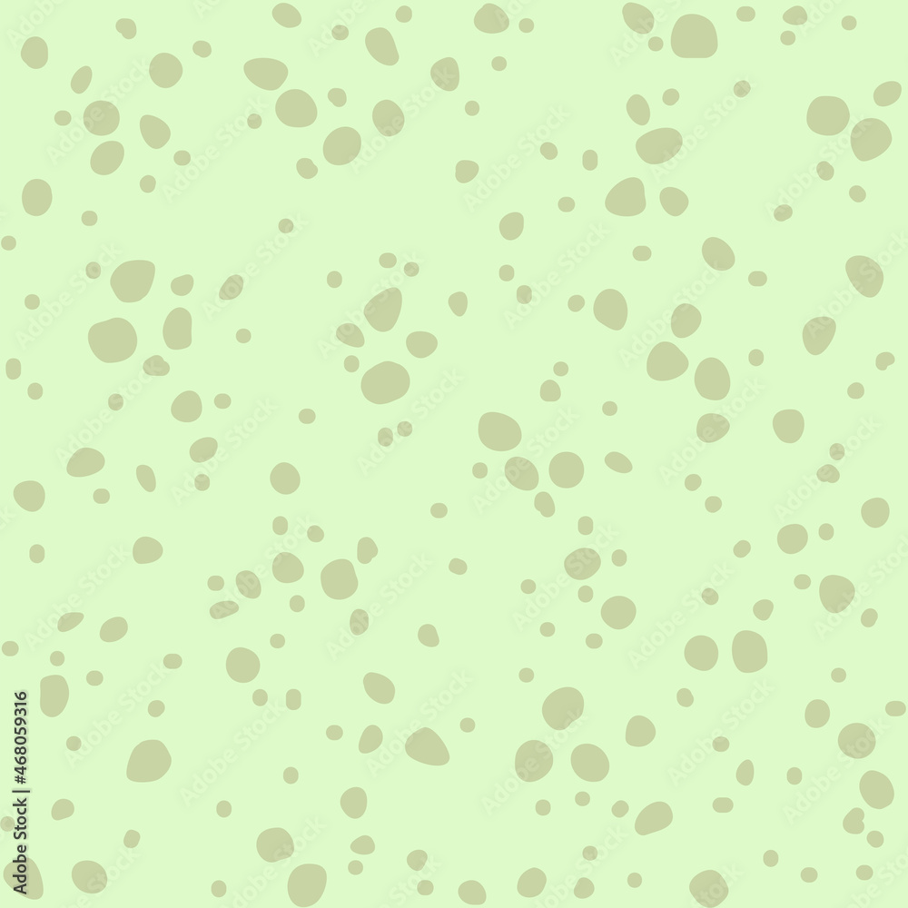 Seamless abstract green dotted monochrome background. Digital pixel noise pattern