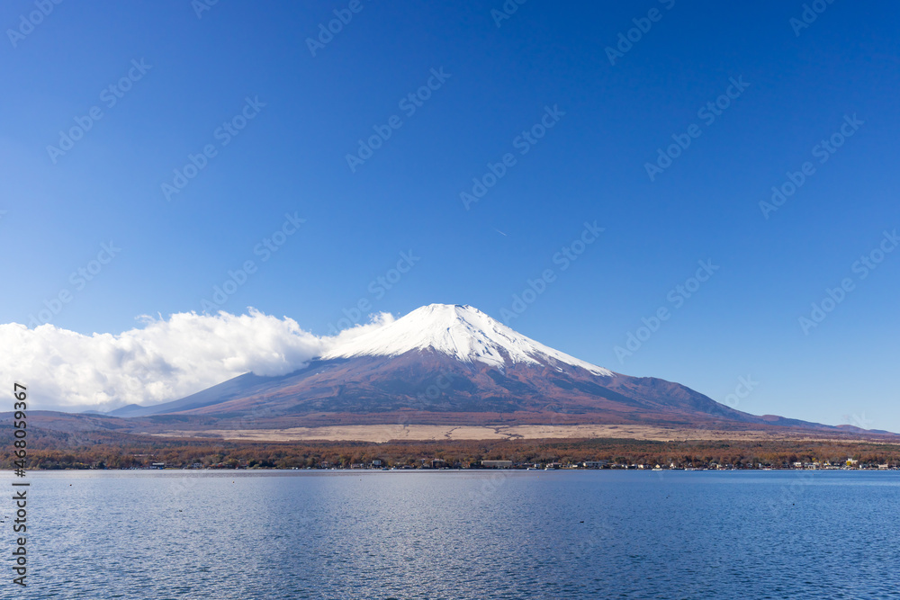 (山梨県ｰ風景)青空と富士山２