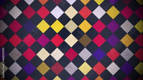 Wallpaper Mural Small abstract colorful geometric squares pattern, motion business and corporate style background Torontodigital.ca