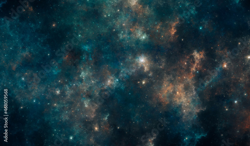 Obraz na płótnie Night Sky Nebula - 13k w salonie