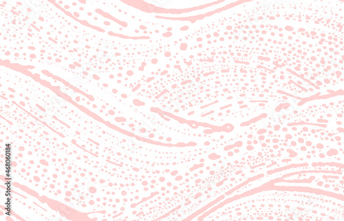 Grunge texture. Distress pink rough trace. Favorab