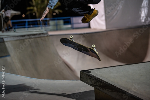 Skater at night in Lake Havasu City