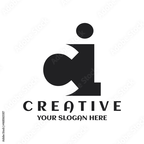 Creative minimal CI logo template