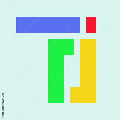 Free Download Letter F and J Monogram Logo - GFXLoad