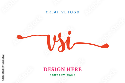 VSI lettering logo is simple, easy to understand and authoritative photo