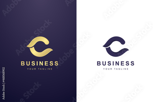 Initial Letter C Logo For Business or Media Company.