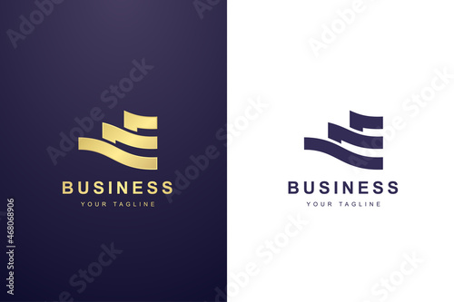 Initial Letter E Logo For Business or Media Company.