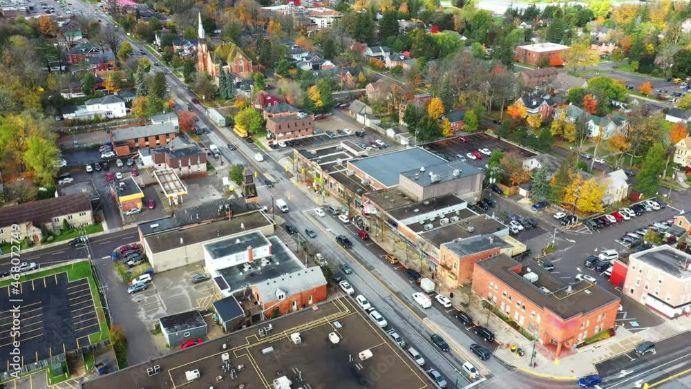 Aerial view of Orangeville, Ontario, Canada 4K Aerial view of Orangeville, Ontario, Canada 4K