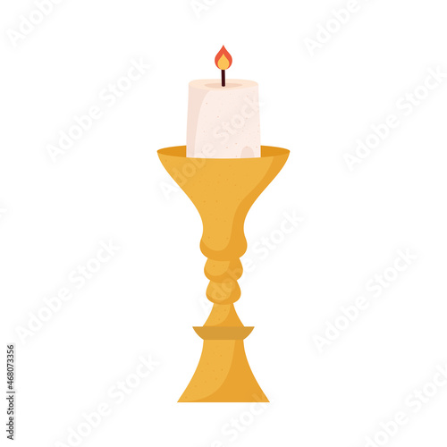 candle wax in chandelier