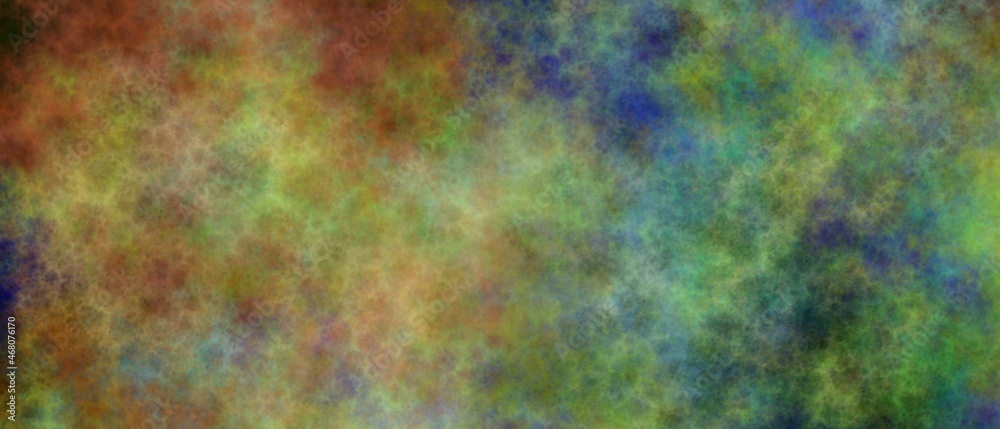 Fototapeta premium Colorful watercolor background with painted smoke or haze in blotches