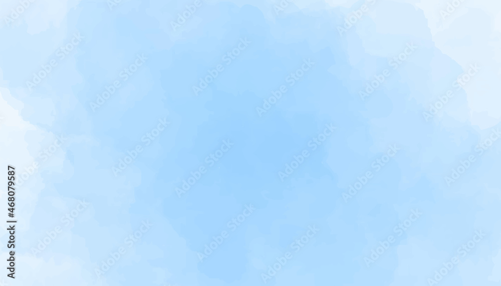 Blue light watercolor background, texture paper
