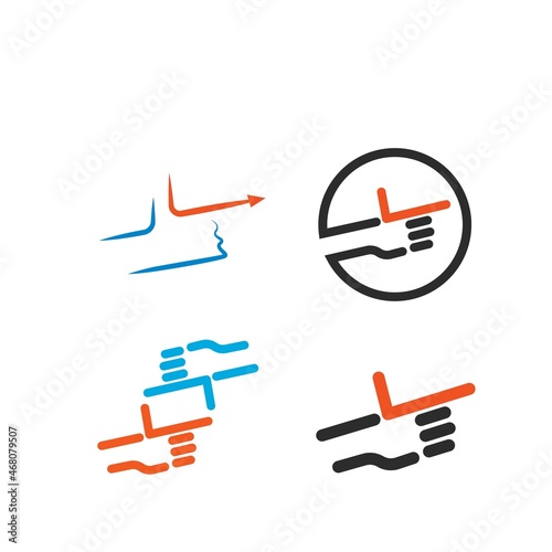 finger gesture gun icon vector illustration design template
