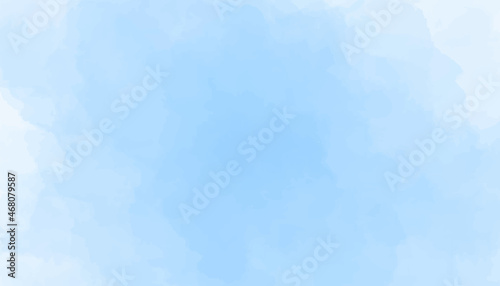 Blue light watercolor background, texture paper 