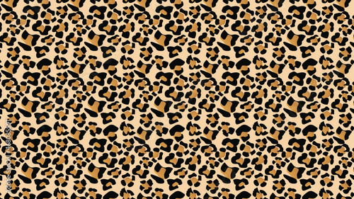 seamless leopard skin vector pattern for fabric  wallpaper  wrapping paper  craft  texture  fashion. seamless jaguar skin vector  seamless cheetah skin vector  seamless cougar skin  animal print.