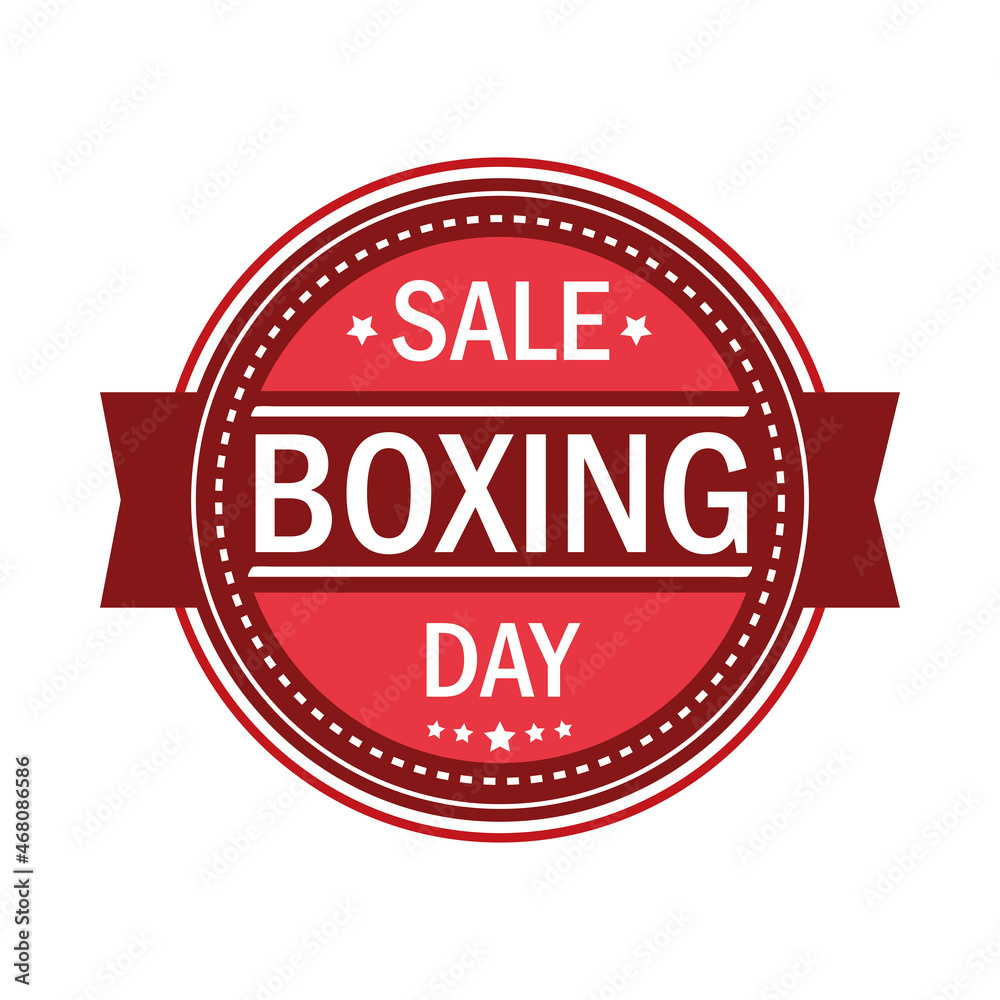 sale boxing day sticker