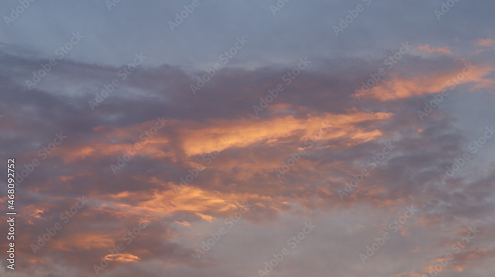 clouds in the sunset