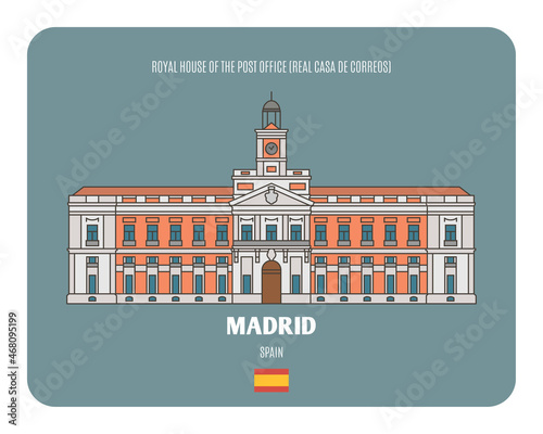 Royal House of the Post Office in Madrid, Spain
