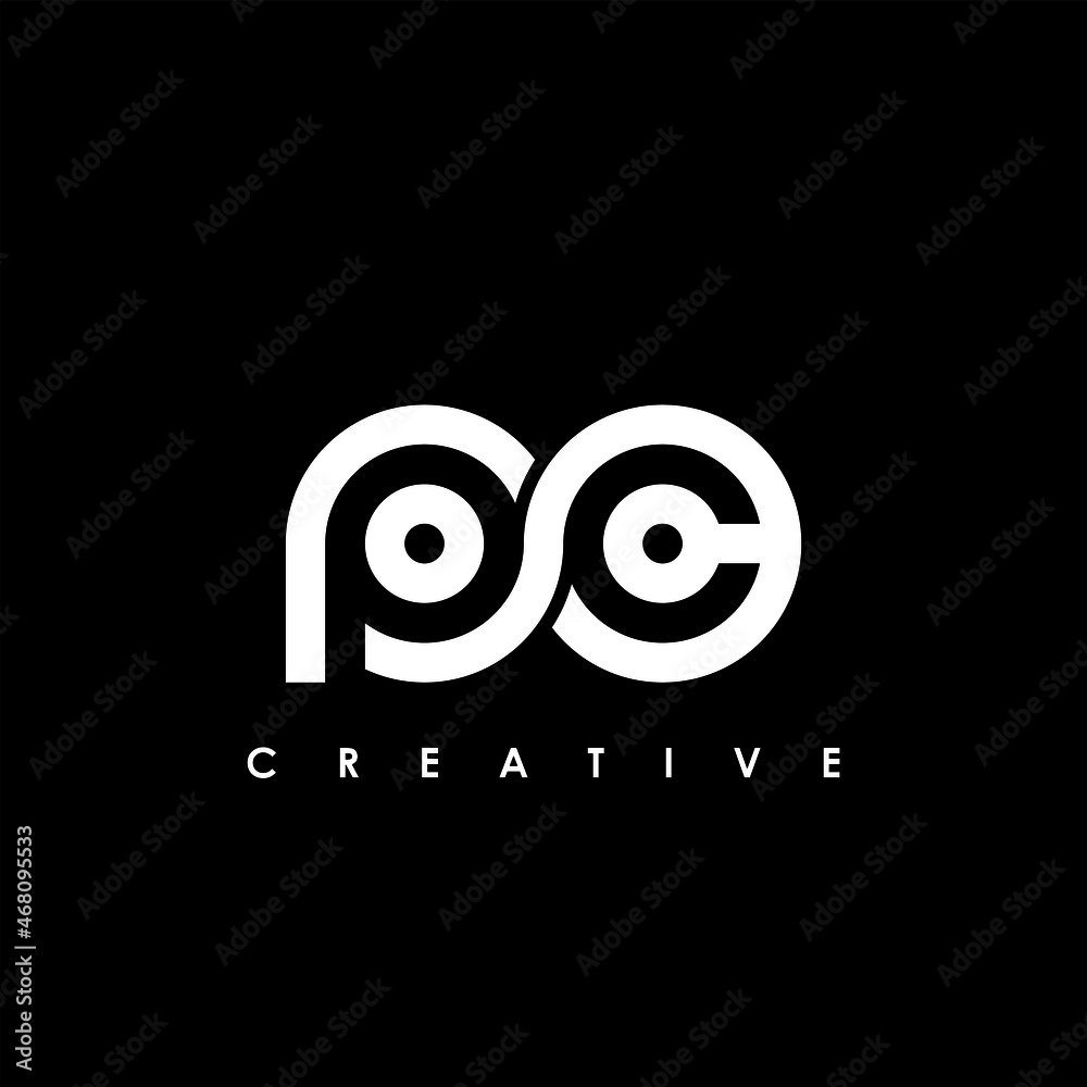 PC Letter Initial Logo Design Template Vector Illustration PC Letter Initial Logo Design Template Vector Illustration