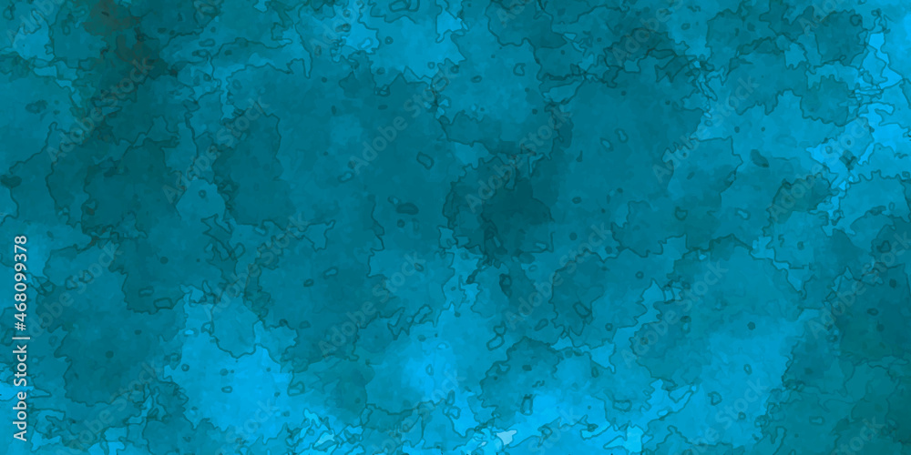 blue wall Directly above crystal clear water and coral reef  texture . Old blue wall background