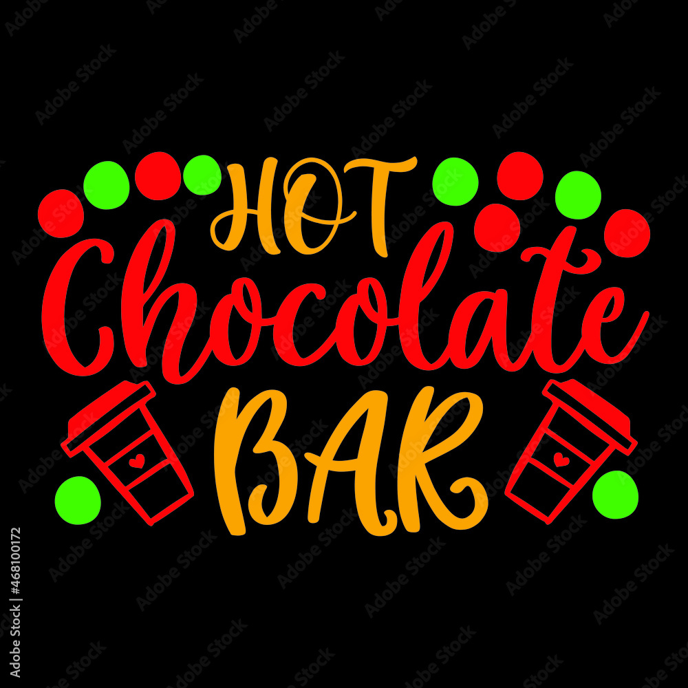 Obraz premium Hot chocolate bar