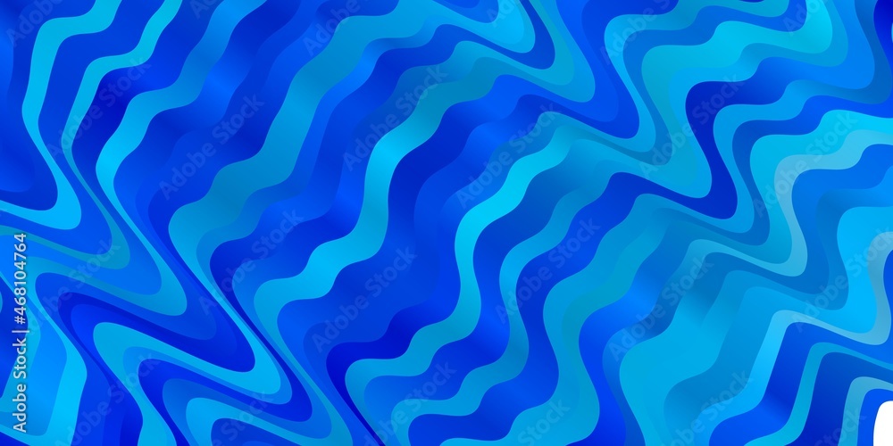Light BLUE vector background with bent lines. Light BLUE vector background with bent lines.