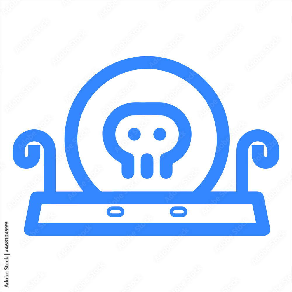 Crystal halloween or death icon Crystal halloween or death icon