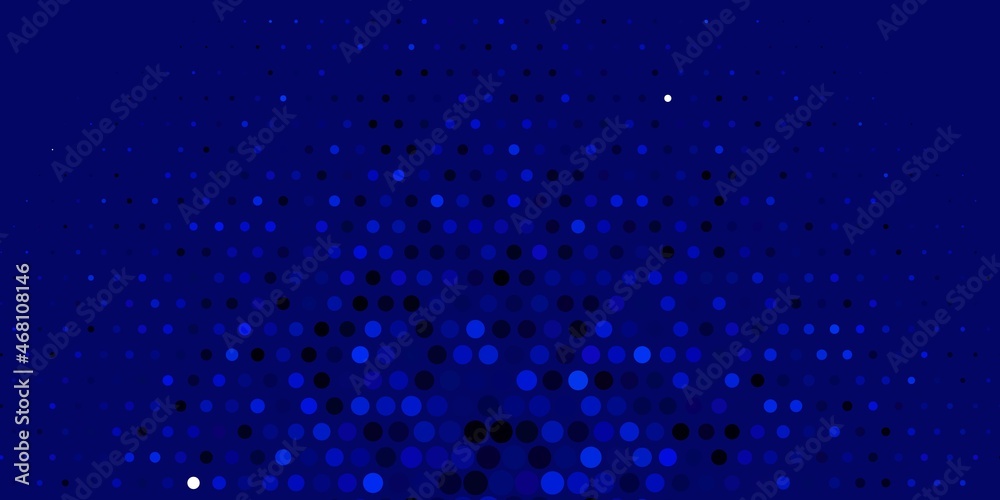 Dark BLUE vector texture with disks. Dark BLUE vector texture with disks.