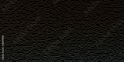 Dark Blue, Yellow vector layout with wry lines.