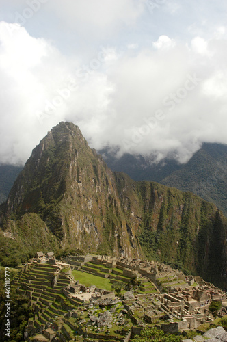 Machu Picchu, the lost city of the Andes, Cusco, Peru. High quality photo The new 7 wonders - Ancient Ruins.