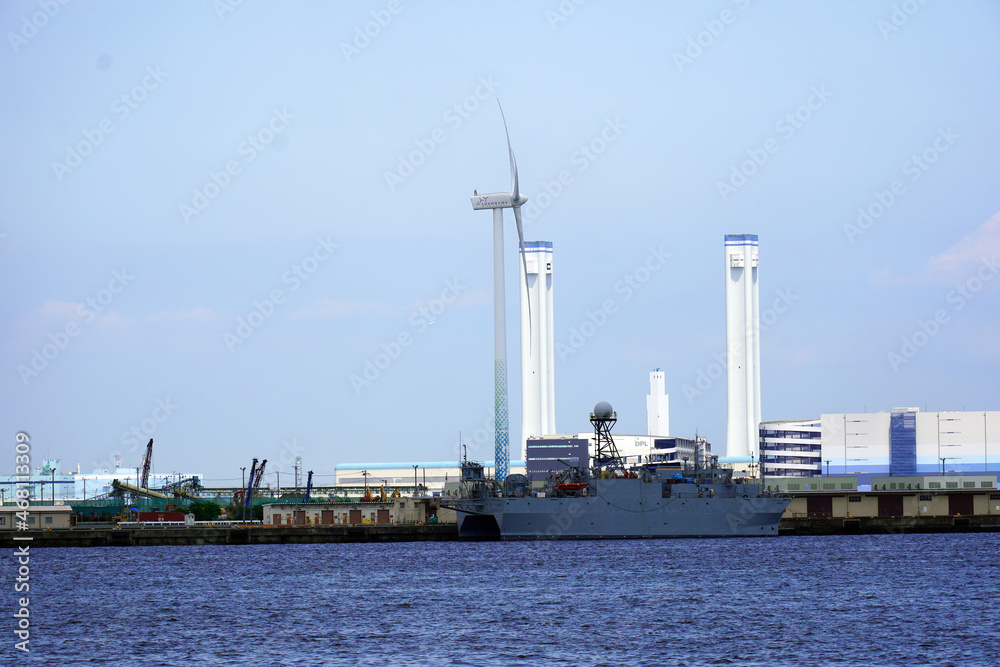 Seaside Landscape in Minatomirai , Yokohama, Japan Seaside Landscape in Minatomirai , Yokohama, Japan