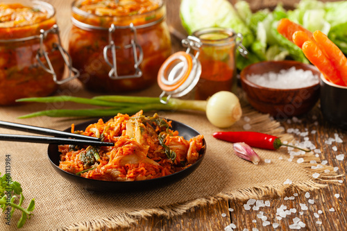 Kimchi cabbage. Perfect as an addition to dishes or eaten separately.