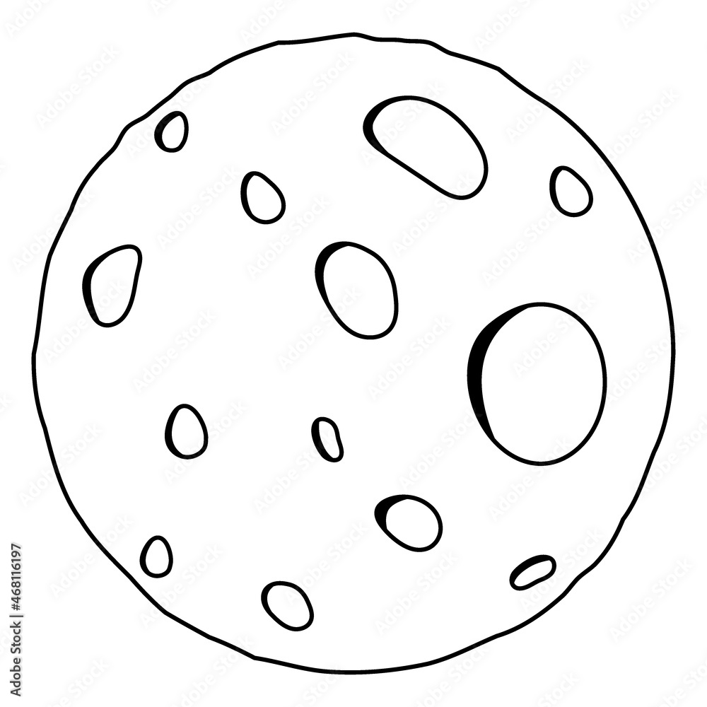 Moon in flat dasign style. Night space astronomy and nature moon icon. Gibbous vector on dark background. Cartoon planet moon icon. Science astronomy Earth satellite in space Moon in flat dasign style. Night space astronomy and nature moon icon. Gibbous vector on dark background. Cartoon planet moon icon. Science astronomy Earth satellite in space