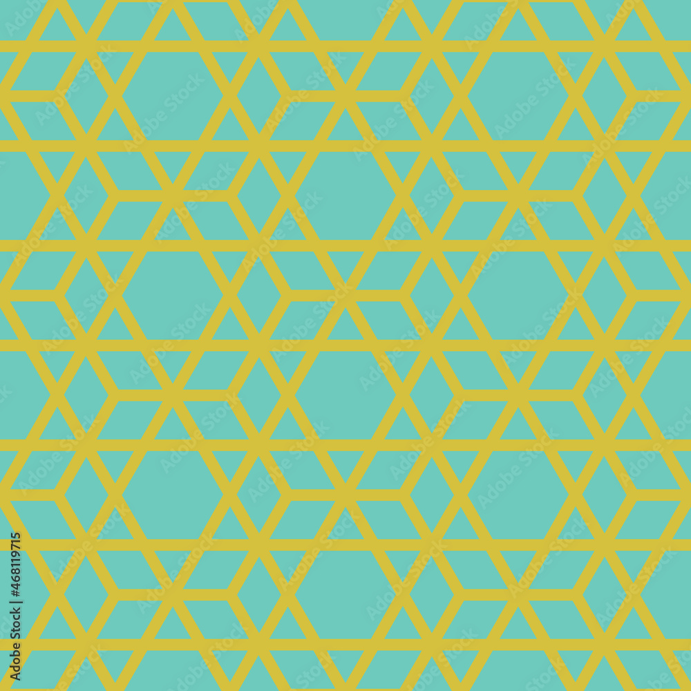 Hexagon art seamless pattern background. Hexagon art seamless pattern background.