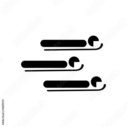 winter skeleton sport vector icons