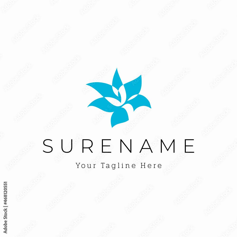 green leaf lily flower logo inspiration vector icon illustration custom logo design green leaf lily flower logo inspiration vector icon illustration custom logo design