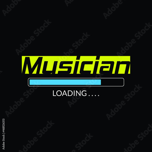 Music t shirt design, musician