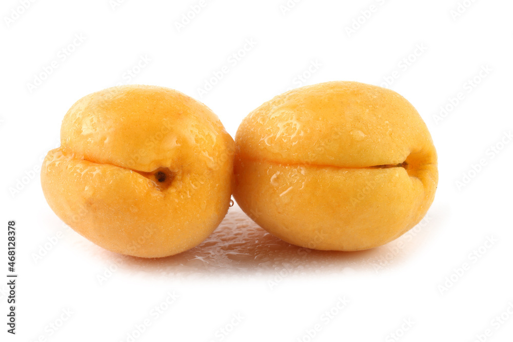 Two apricots
