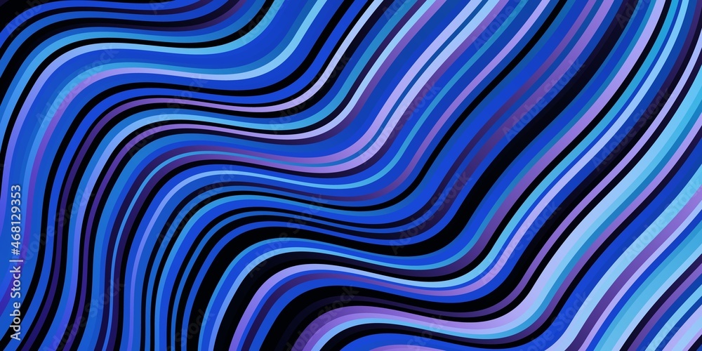 Dark Pink, Blue vector pattern with lines.